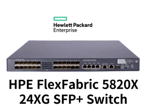 HPE FlexFabric 5820X 24XG SFP+ Switch